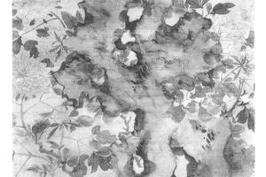 湖石牡丹图