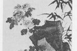 黄华幽石图