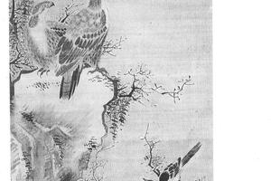鹰石双喜图