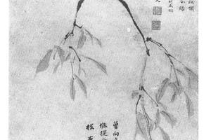 柳禽图