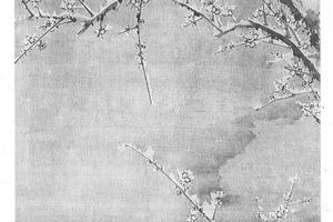 雪梅双兔图