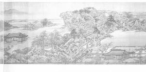 瞻园春景图卷