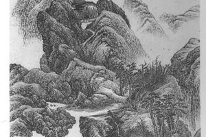 为唐半园作山水