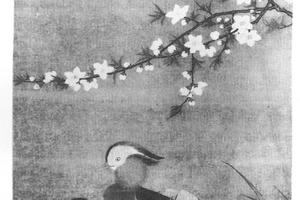 桃花鸳鸯图