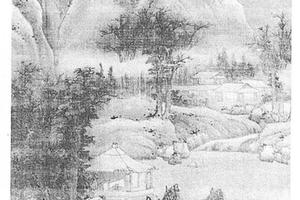江阜飞雪图