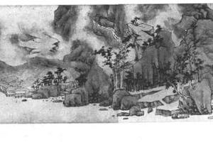 自题早年山水