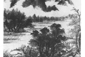 仿米山水