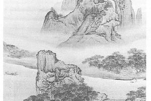 仿刘松年山水图