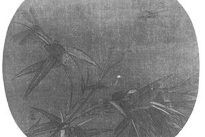 竹虫图团扇