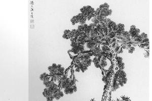 苍松竹石