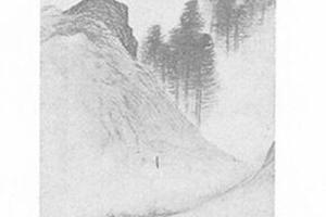 仿唐寅山水图
