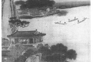江楼对弈图