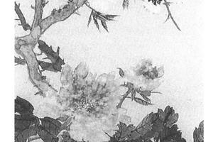 牡丹碧桃