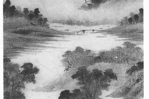 仿高房山山水