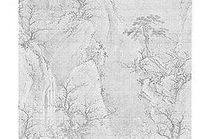 雪山瀑声图