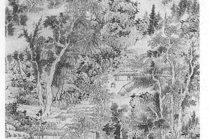 仿王蒙山水