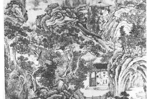 仿王蒙山水