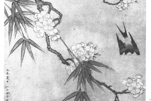 杏花飞燕图