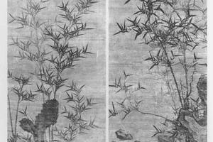 墨竹图(对幅)
