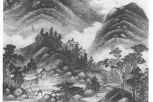 云山秋树图