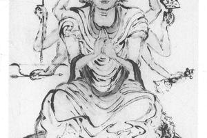 指画观音图