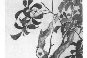 丹桂海棠图轴