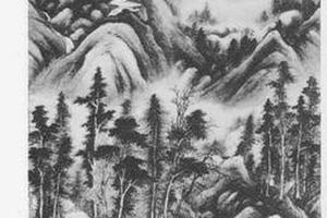 仿董源夏山欲雨图