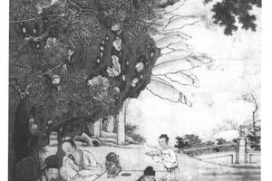 蕉荫清兴图