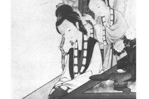 梳妆仕女图