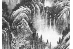 秋山萧寺图