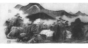 仿米山水