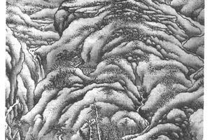 峨嵋雪霁图