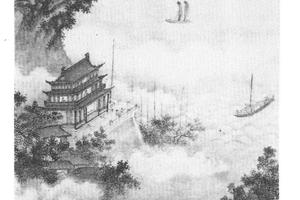 黄鹤烟波图