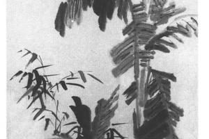 风雨芭蕉图轴