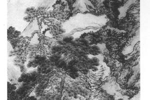 清溪放棹图