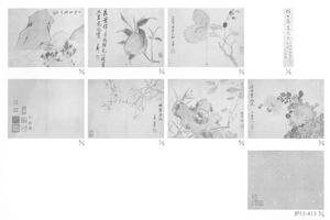 山水花卉图册