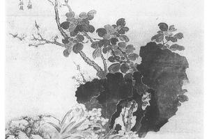 岁寒三友图