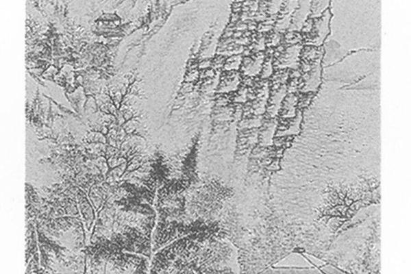 仿荆浩山水图