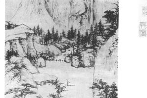 林亭春晓图轴