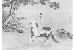 骑马人物图
