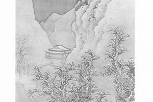 雪景山水图
