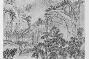 仿李唐松芝书屋图