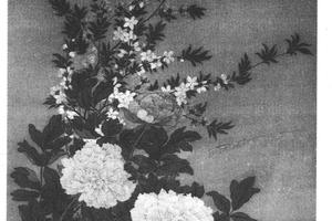 牡丹桃花图