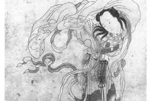 散花天女图
