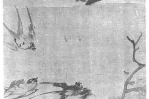 指画柳燕图