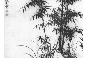 竹石图