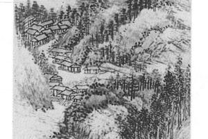 深山春色图轴