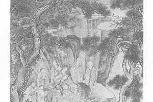 仿唐寅维摩说法图