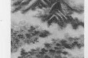 雨景山水图