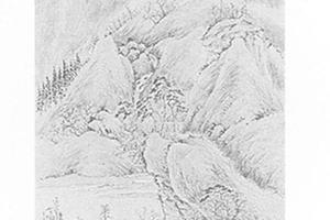林峦秋暮图